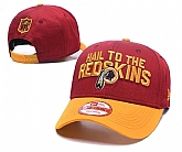 Redskins Hail To The Redskins Red Peaked Adjustable Hat GS,baseball caps,new era cap wholesale,wholesale hats